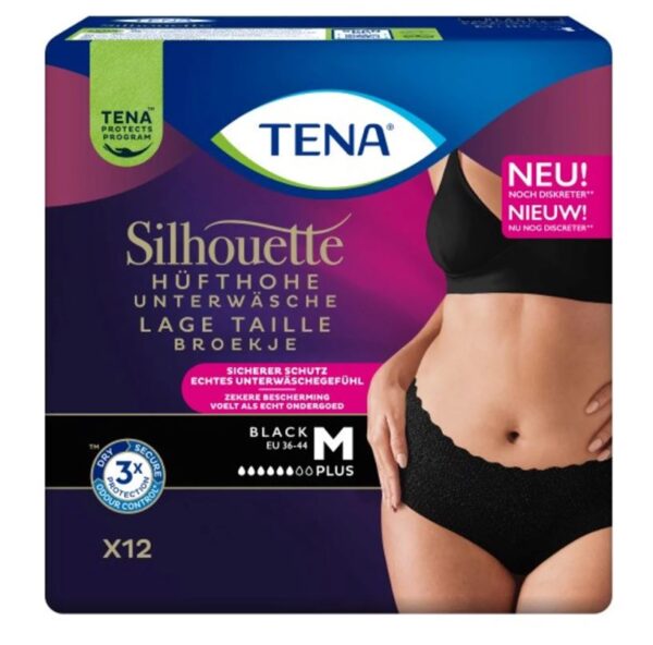TENA Pants Silhouette Plus Low zwart M