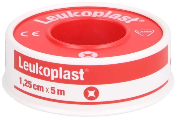 Fixatiepleister Leukoplast met klemring 5mx1,25