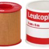 Fixatiepleister Leukoplast met klemring 5mx5cm - Afbeelding 2