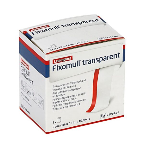 Fixatiefolie Fixomull transparant 10mx5cm