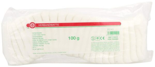 Verbandwatten NOBA Zigzag 100g