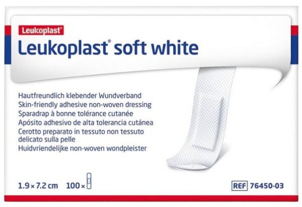 Wondpleister Leukoplast Soft White 1,9x7,2cm
