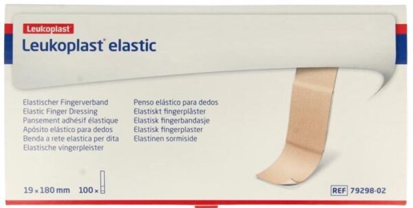 Wondpleister Leukoplast Elastic vinger 1,9x18cm