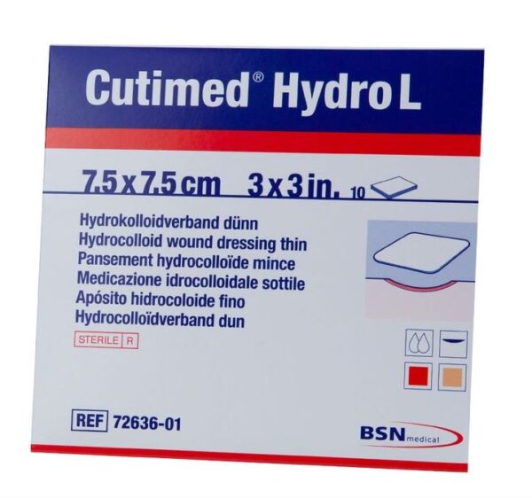 Hydrocolloïd verband Cutimed Hydro L 7,5x7,5cm
