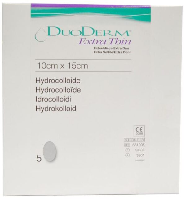 Hydrocolloïd verband DuoDERM Extra Thin 10x15cm