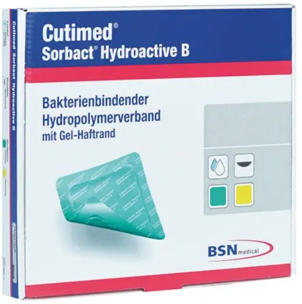 Antibacterieel verband Cutimed Sorbact Hydroactive B 7x8,5cm