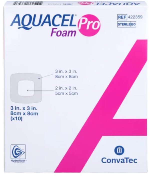 Foamverband AQUACEL Foam Pro 8x8cm