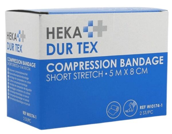 Compressiezwachtel HEKA Dur Tex korte rek 5mx8cm