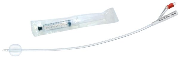 Verblijfskatheter Rüsch AquaFlate 2-weg sil. cilinder CH18