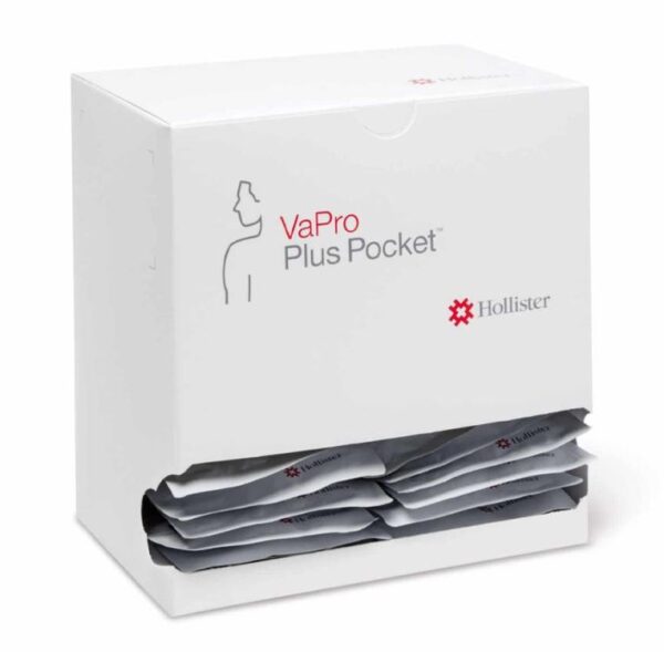 Eenmalige katheter gecoat VaPro Plus Pocket 40cm CH14