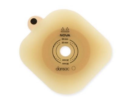 Huidplak Dansac Nova 2 GX 2-delig beige 43mm 25-35mm