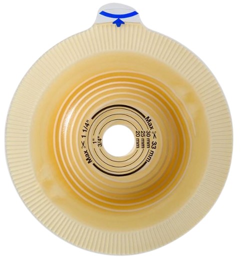 Huidplak Assura Convex 2-delig beige 40mm 18mm