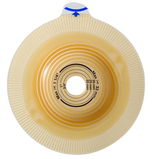 Huidplak Assura Convex 2-delig beige 60mm 35mm