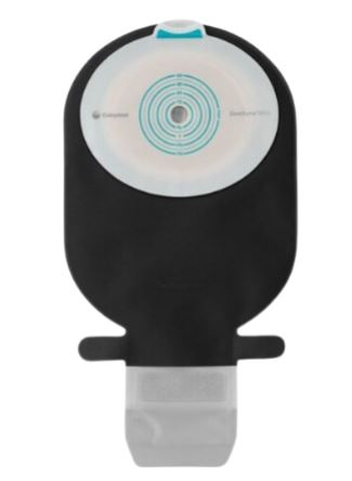 Ileozak SenSura Mio 1-delig zwart maxi 10-50mm