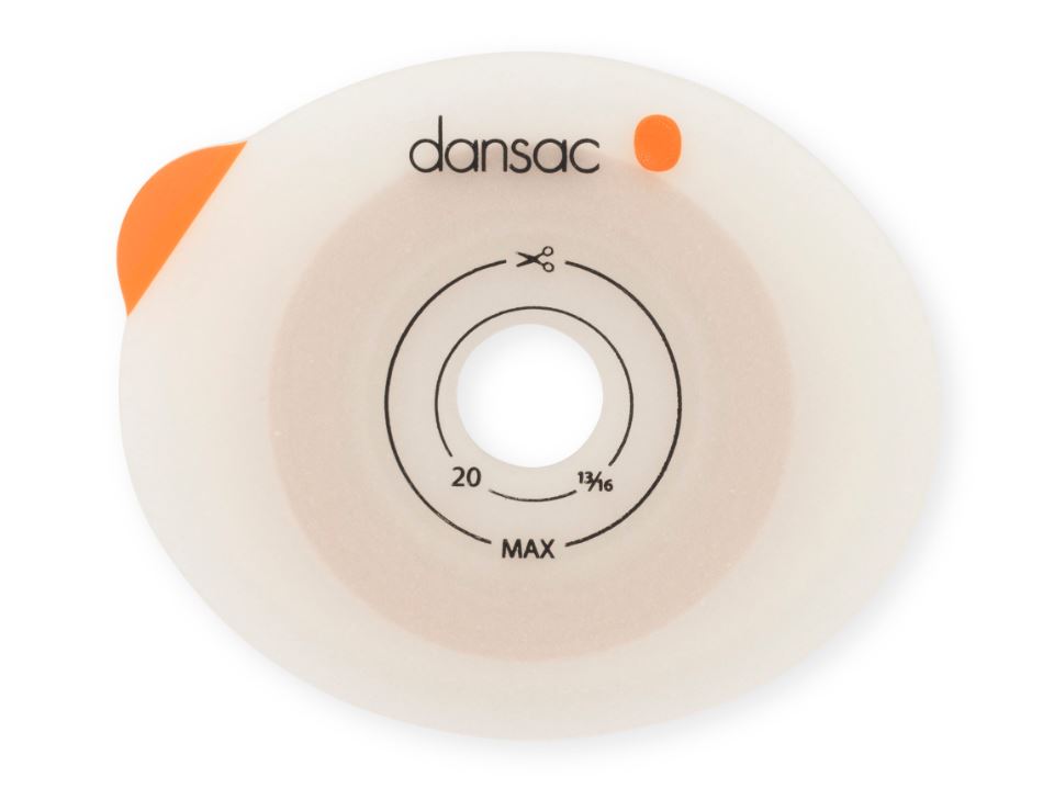 Huidplak Dansac TRE 2-delig transparant 43mm 15-35mm