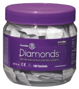 Geursachet ConvaTec Diamonds Gellling and Odour Control