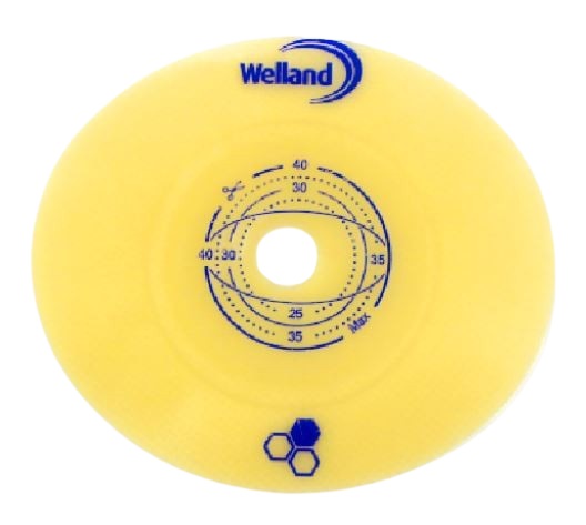 Huidplak Welland Aurum 2-delig beige 55mm 13-50mm