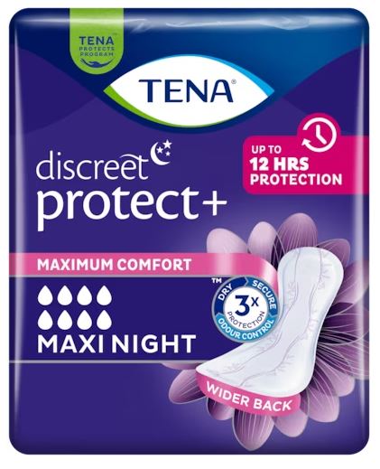 TENA Discreet Protect+ Maxi Night