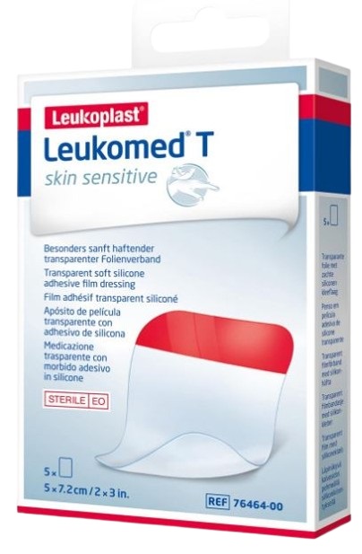 Folieverband Leukomed T Skin Sensitive 5x7,2cm
