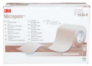 Fixatiepleister Micropore non-woven huidskleur 9,1mx5cm - Afbeelding 2