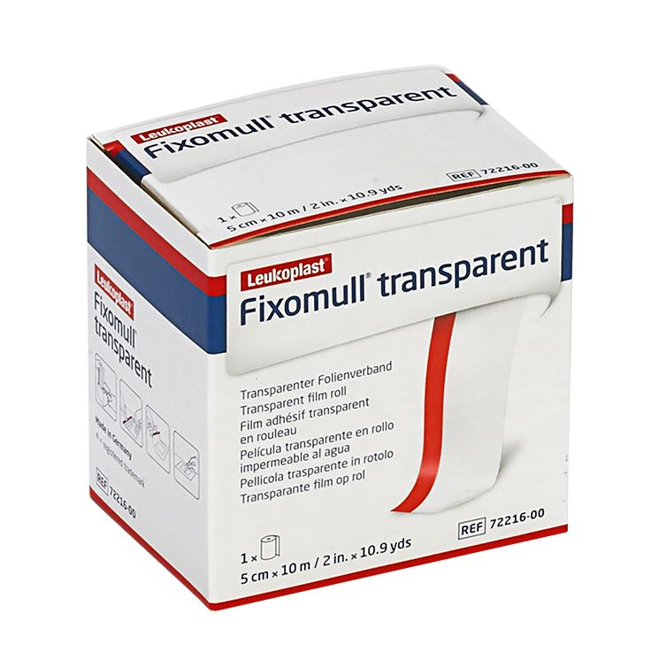 Fixatiefolie Fixomull transparant 10mx5cm