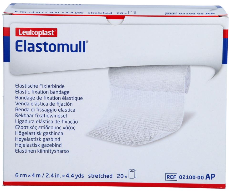 Elastisch fixatiewindsel Leukoplast Elastomull 4mx6cm