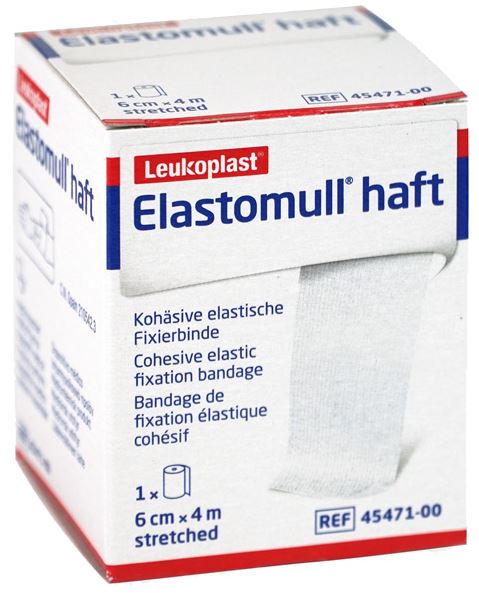 Elastisch fixatiewindsel Elastomull Haft cohesive 4mx6cm