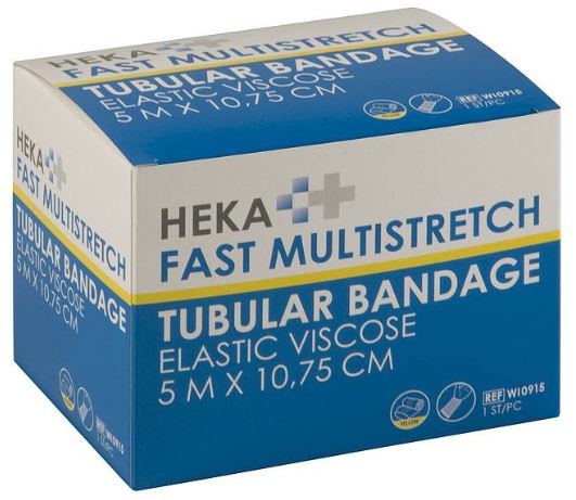 Buisverband HEKA Fast Multistretch geel 5mx10,75cm
