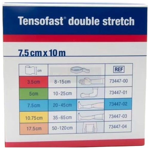 Buisverband Tensofast Double Stretch geel 10mx10,75cm