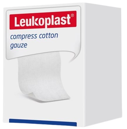 Gaaskompres Leukoplast Compress Cotton 12-laags 5x5cm