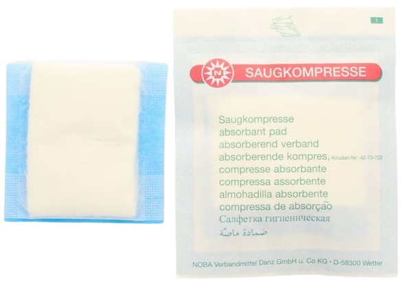 Absorberend verband NOBASORB-steril 10x10cm - Afbeelding 2