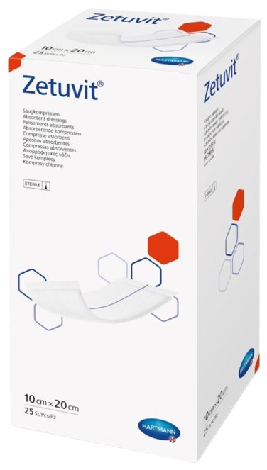 Absorberend verband Zetuvit 10x20cm