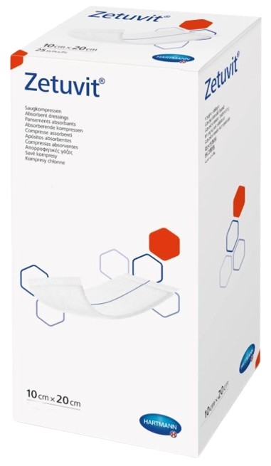 Absorberend verband Zetuvit 10x20cm
