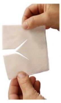 Non-woven splitkompres HEKA Soft 4-laags 10x10cm - Afbeelding 2