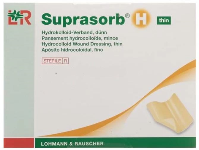 Hydrocolloïd verband Suprasorb H Dun 5x5cm