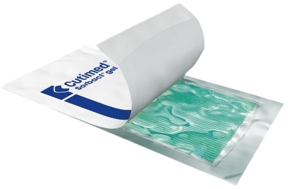 Antibacterieel verband Cutimed Sorbact Gel 7,5x15cm - Afbeelding 2