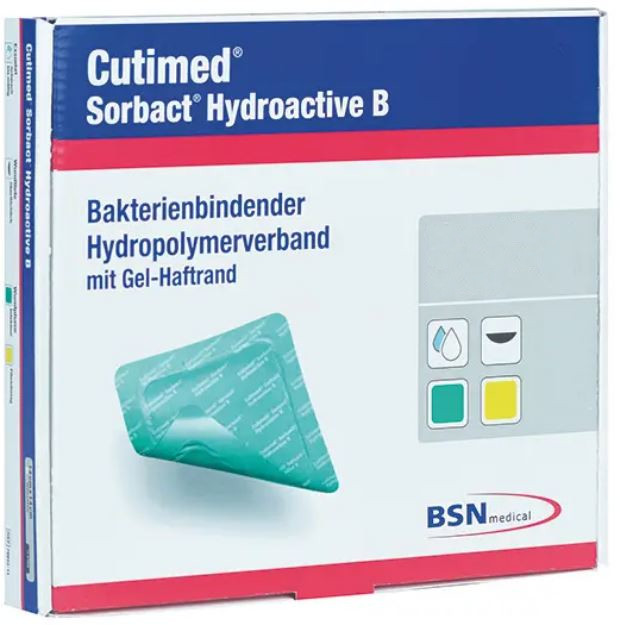 Antibacterieel verband Cutimed Sorbact Hydroactive B 14x14cm