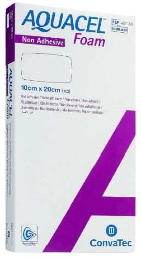 Foamverband AQUACEL Foam Non-Adhesive 10x20cm