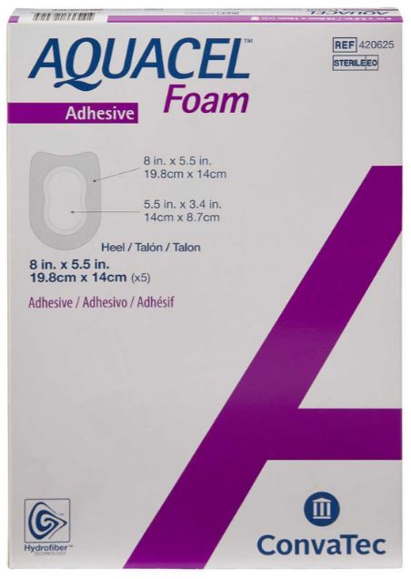 Foamverband AQUACEL Foam Adhesive Hiel 14x19,8cm