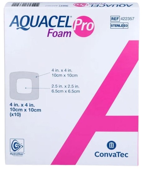 Foamverband AQUACEL Foam Pro 10x10cm
