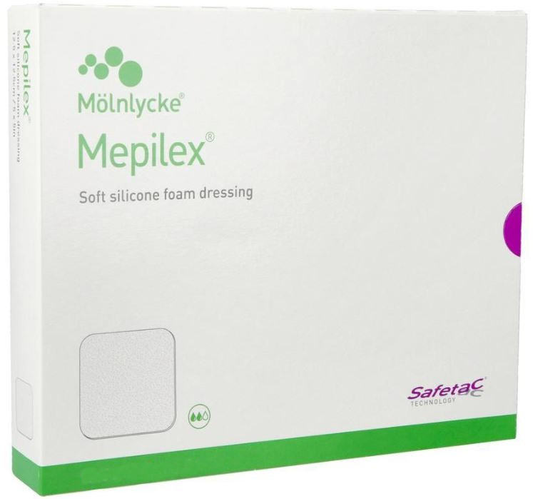 Siliconen foamverband Mepilex 10x12cm