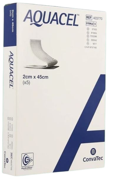 Hydrofiber verband AQUACEL 2x45cm