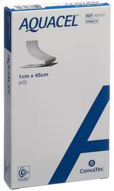Hydrofiber verband AQUACEL 1x45cm