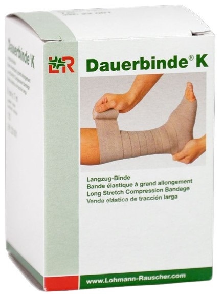 Compressiezwachtel Dauerbinde K lange rek 7mx6cm
