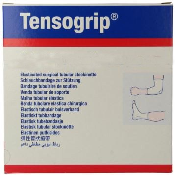 Steunbuisverband Tensogrip beige maat G 10mx12cm