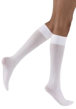 Compressie onderkous UlcerCare Liner wit M
