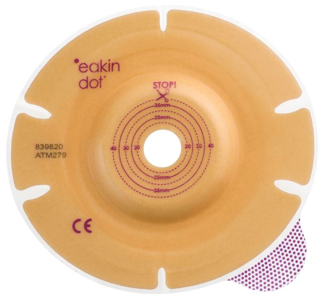 Huidplak Eakin Dot Soft Convex beige 80mm 15-60mm