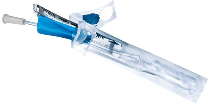 Eenmalige katheter gecoat FloCath Quick nelaton 40cm CH12