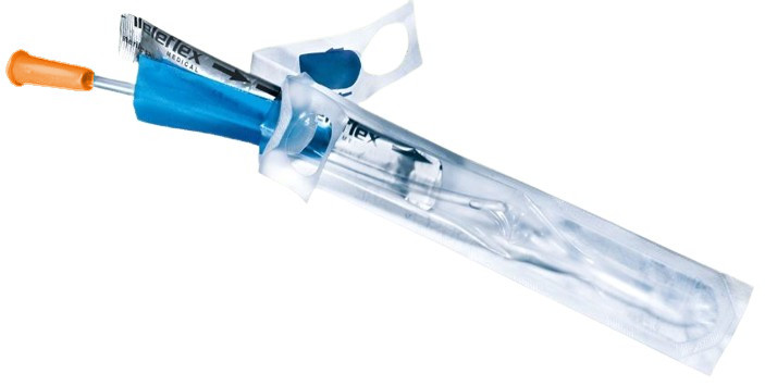 Eenmalige katheter gecoat FloCath Quick nelaton 40cm CH16