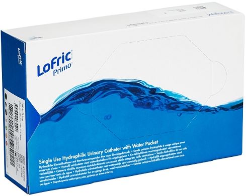 Eenmalige katheter gecoat LoFric Primo nelaton 40cm CH18 - Afbeelding 2